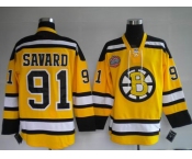 nhl  jerseys boston bruins #91 yellow [winter classic]