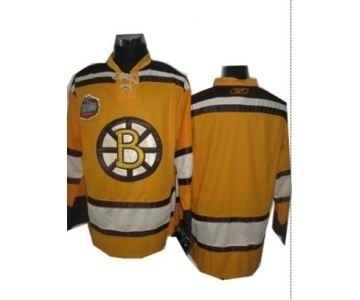 nhl jerseys boston bruins blank yellow[winteer classic]