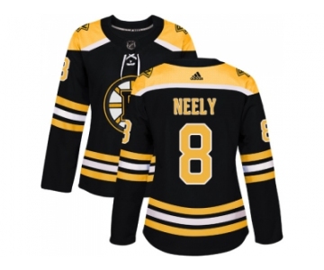 Women Adidas Boston Bruins #8 Cam Neely Black Home Authentic Stitched NHL Jersey