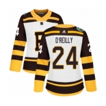 Women's Adidas Boston Bruins #24 Terry O'Reilly Authentic White 2019 Winter Classic NHL Jersey