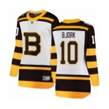 Women's Boston Bruins #10 Anders Bjork White 2019 Winter Classic Fanatics Branded Breakaway NHL Jersey