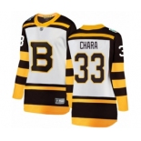 Women's Boston Bruins #33 Zdeno Chara White 2019 Winter Classic Fanatics Branded Breakaway NHL Jersey