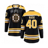 Women's Boston Bruins #40 Tuukka Rask Authentic Black Home Fanatics Branded Breakaway 2019 Stanley Cup Final Bound Hockey Jersey