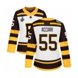 Women's Boston Bruins #55 Noel Acciari Authentic White Winter Classic 2019 Stanley Cup Final Bound Hockey Jersey