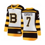 Women's Boston Bruins #7 Phil Esposito White 2019 Winter Classic Fanatics Branded Breakaway NHL Jersey