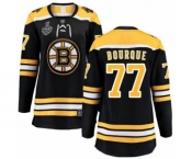 Women's Boston Bruins #77 Ray Bourque Authentic Black Home Fanatics Branded Breakaway 2019 Stanley Cup Final Bound Hockey Jersey