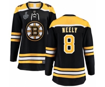 Women's Boston Bruins #8 Cam Neely Authentic Black Home Fanatics Branded Breakaway 2019 Stanley Cup Final Bound Hockey Jersey