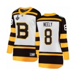 Women's Boston Bruins #8 Cam Neely White Winter Classic Fanatics Branded Breakaway 2019 Stanley Cup Final Bound Hockey Jersey