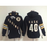 women nhl jerseys boston bruins #40 rask black[pullover hooded sweatshirt]