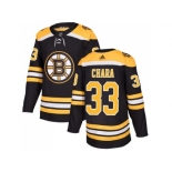 Youth Adidas Boston Bruins #33 Zdeno Chara Black Home Authentic Stitched NHL Jersey