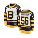 Youth Boston Bruins #56 Axel Andersson White 2019 Winter Classic Fanatics Branded Breakaway NHL Jersey