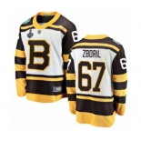 Youth Boston Bruins #67 Jakub Zboril White Winter Classic Fanatics Branded Breakaway 2019 Stanley Cup Final Bound Hockey Jersey