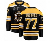 Youth Boston Bruins #77 Ray Bourque Authentic Black Home Fanatics Branded Breakaway 2019 Stanley Cup Final Bound Hockey Jersey