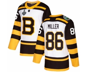 Youth Boston Bruins #86 Kevan Miller Authentic White Winter Classic 2019 Stanley Cup Final Bound Hockey Jersey