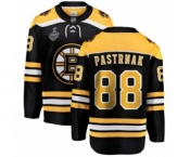 Youth Boston Bruins #88 David Pastrnak Authentic Black Home Fanatics Branded Breakaway 2019 Stanley Cup Final Bound Hockey Jersey