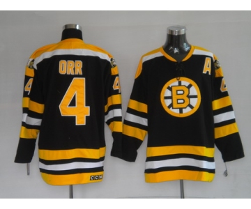 youth nhl boston bruins #4 bobby orr black