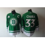 youth nhl jerseys boston bruins #33 chara green(2011 new)