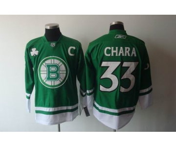 youth nhl jerseys boston bruins #33 chara green(2011 new)