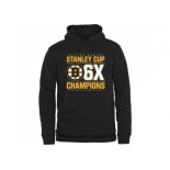 Boston Bruins Black Rinkside Victor Pullover Hoodie