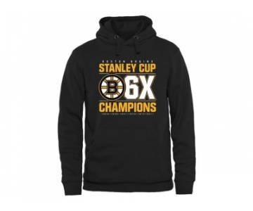 Boston Bruins Black Rinkside Victor Pullover Hoodie