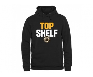 Boston Bruins Black Top Shelf Pullover Hoodie