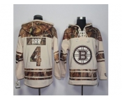 Men's Boston Bruins #4 Bobby Orr Cream Camo Stitched NHL Jersey