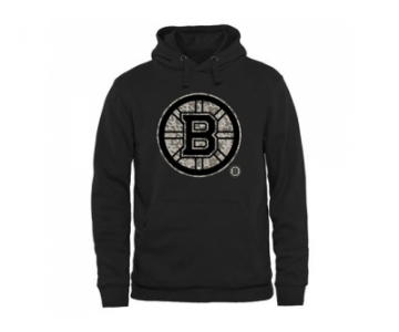 Men's Boston Bruins Black Rink Warrior Pullover Hoodie