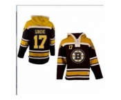 nhl jerseys boston bruins #17 lucic black-yellow[pullover hooded sweatshirt]