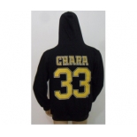 nhl jerseys boston bruins #33 chara black[pullover hooded sweatshirt][ccm]