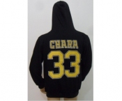 nhl jerseys boston bruins #33 chara black[pullover hooded sweatshirt][ccm]