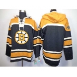 nhl jerseys boston bruins blank black-yellow[pullover hooded sweatshirt]