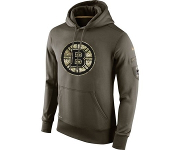 nhl jerseys boston bruins nike green salute to service[pullover hooded sweatshirt]