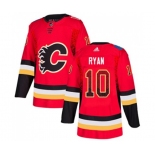 Calgary Flames #10 Derek Ryan Authentic Red Drift Fashion Hockey Jersey