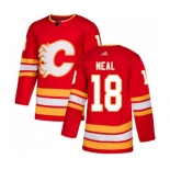 Calgary Flames #18 James Neal Authentic Red Alternate Hockey Jersey