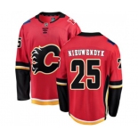 Calgary Flames #25 Joe Nieuwendyk Fanatics Branded Red Home Breakaway Hockey Jersey