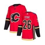 Calgary Flames #26 Michael Stone Authentic Red Home Hockey Jersey