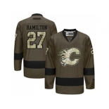 Calgary Flames #27 Dougie Hamilton Green Salute to Service Stitched NHL Jersey