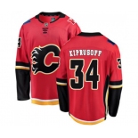 Calgary Flames #34 Miikka Kiprusoff Fanatics Branded Red Home Breakaway Hockey Jersey