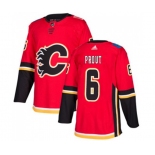 Calgary Flames #6 Dalton Prout Authentic Red Home Hockey Jersey