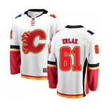 Calgary Flames #61 Brett Kulak Fanatics Branded White Away Breakaway Hockey Jersey