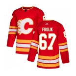 Calgary Flames #67 Michael Frolik Authentic Red Alternate Hockey Jersey