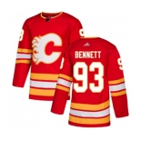 Calgary Flames #93 Sam Bennett Authentic Red Alternate Hockey Jersey