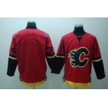 NHL Calgary Flames Blank red jerseys