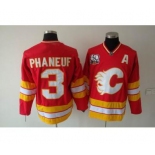 nhl calgary flames #3 phaneuf red[30th]