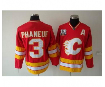 nhl calgary flames #3 phaneuf red[30th]