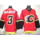 nhl calgary flames #3 phaneuf red