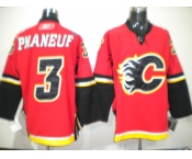 nhl calgary flames #3 phaneuf red