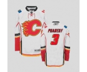 nhl calgary flames #3 phaneuf white