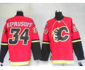 nhl calgary flames #34 kiprusoff red