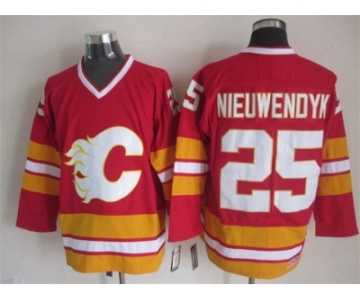 nhl jerseys calgary flames #25 nieuwendyk red